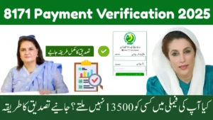 8171 Payment Verification 2025 – Full Step-By-Step Guide for BISP Beneficiaries
