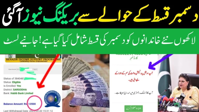 Benazir Program Expands Again in 2025 – Thousands of New Families Added