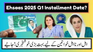 Ehsaas 2025 Q1 Installment Announced – How to Check Your Payment Online